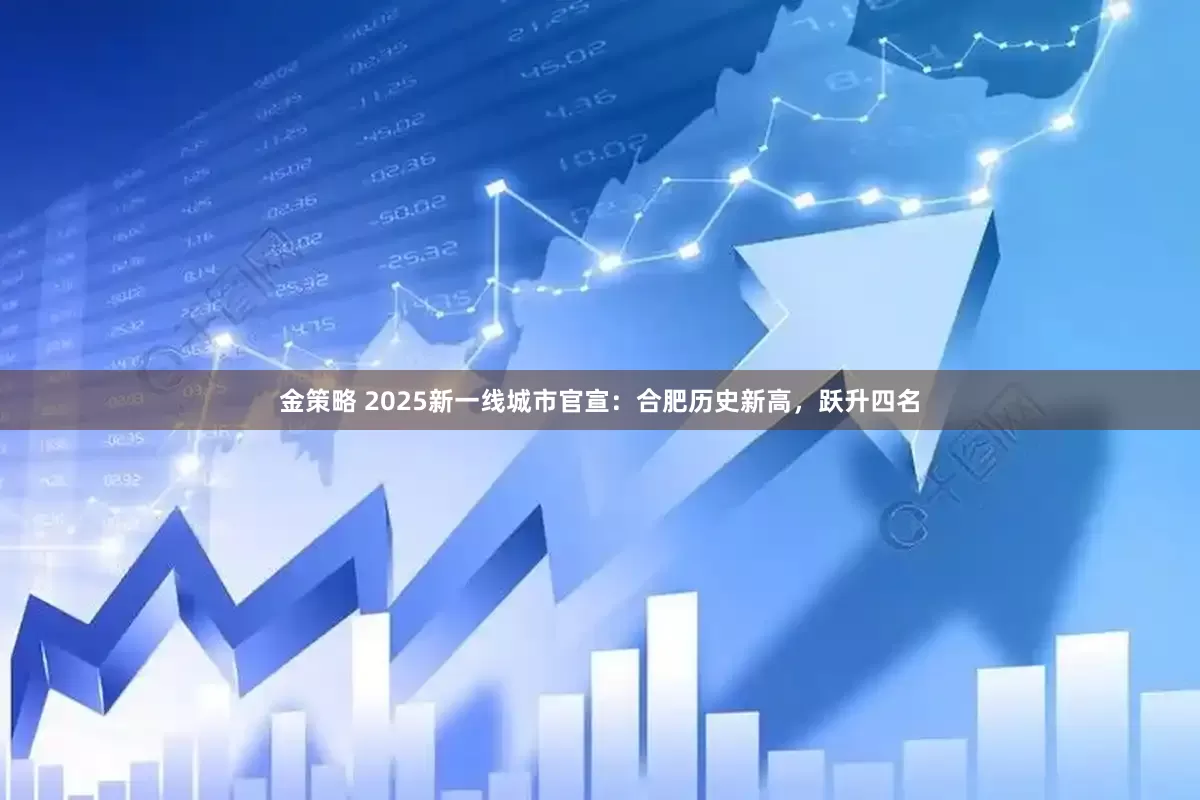金策略 2025新一线城市官宣：合肥历史新高，跃升四名